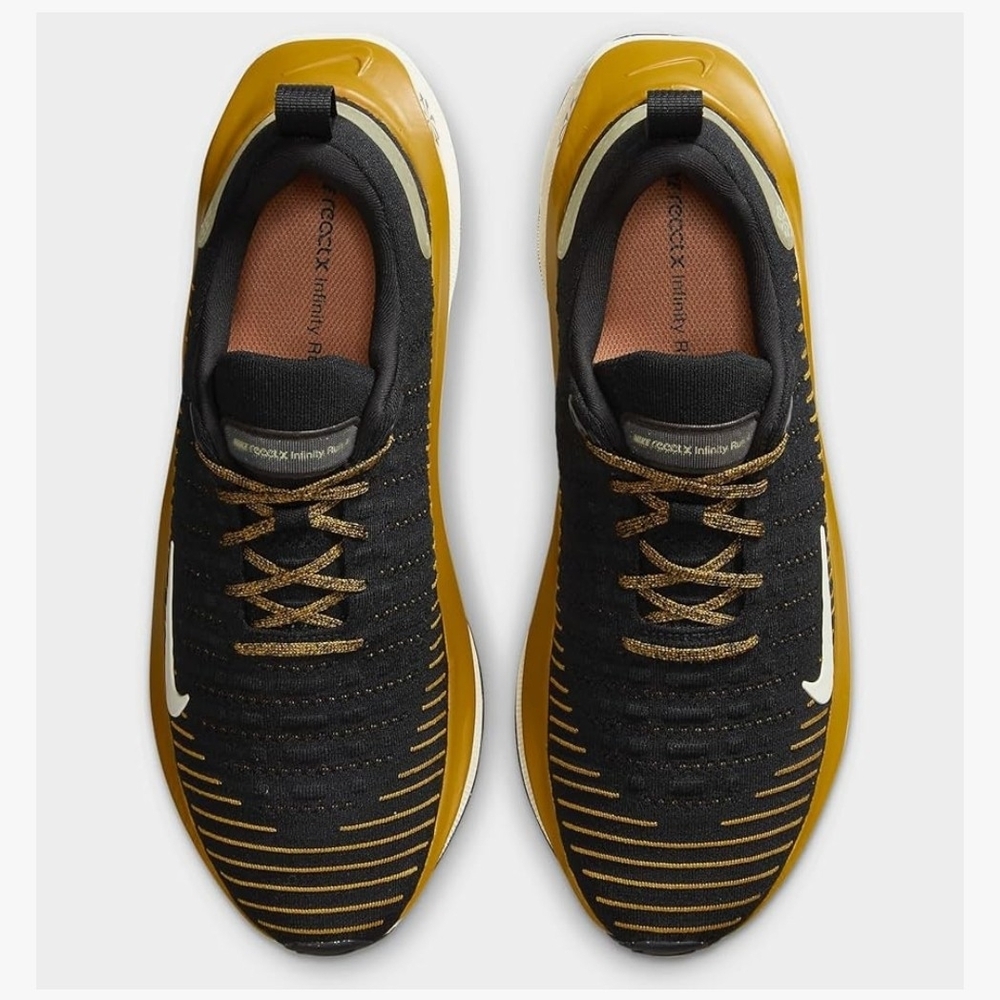 Nike Reactx Infinity Run 4 Black/sea Glass-Bronzine DR665 006 - Picture 5 of 16